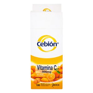 Cebion Masticable Sabor Naranja 100 Tabletas