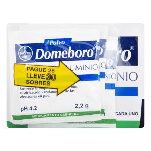 Domeboro Pague 25 Lleve 30 Sobres