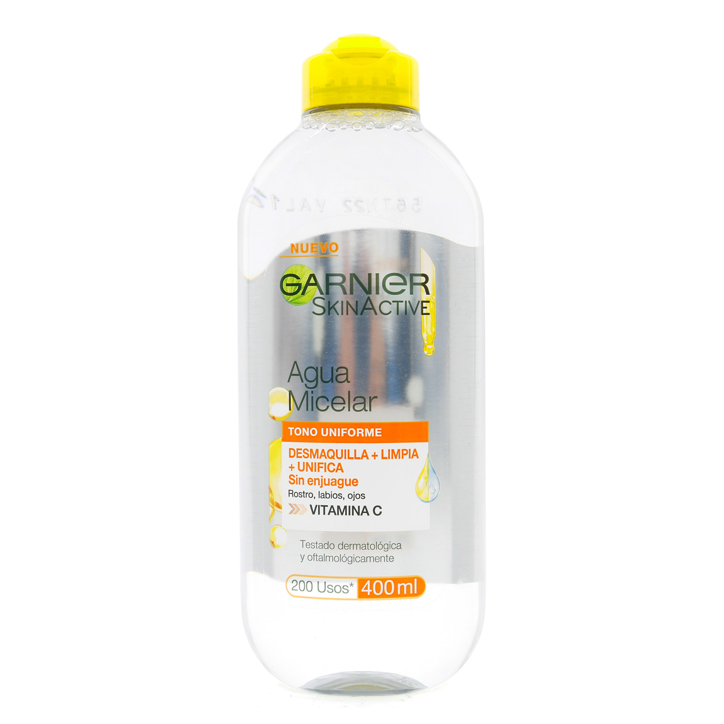 7509552842319-1 Agua Micelar Garnier Skinactive Tono Uniforme 400 mL - Imagen 1
