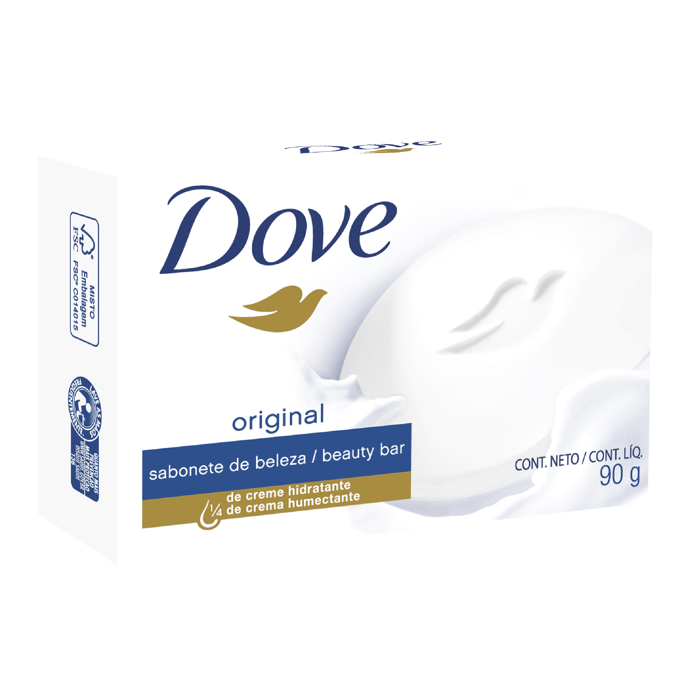 Imprimir Jabón Dove Blanco Original 90 g - Imagen 1