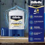 Desodorante Gillette Gel Active Fresh Sport 82 g - Imagen 2
