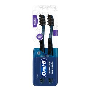 Cepillo Dental Oral-B Negro X 2 Unidades