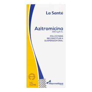 Azitromicina 200 Mg/5 mL Suspensión La Sante