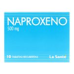 Naproxeno 500 mg 10 Tabletas La Sante