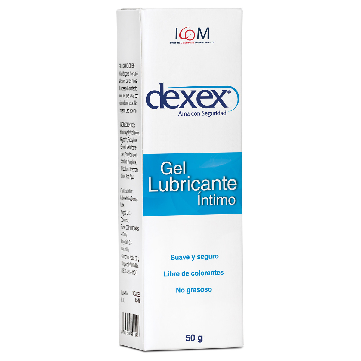 200024541_1-1.jpg Gel Lubricante Íntimo Dexex 50 g - Imagen 1