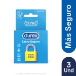 Preservativo Durex Extra Seguro 3 Unidades