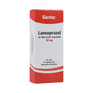 Lansoprazol 30 mg 14 Cápsulas Genfar