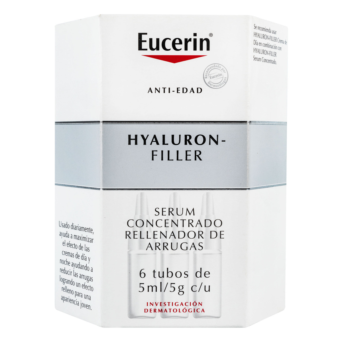 4005800076992-1.jpg Eucerin Hyaluron Filler Concentrado 6 Tubos 5 mL - Imagen 1