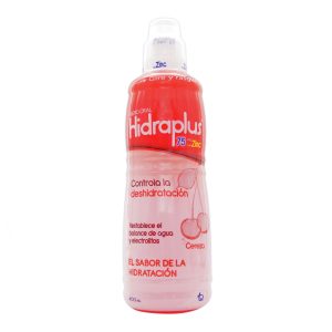 Hidraplus Zinc 75 Sabor A Cereza 400 mL