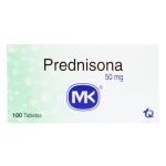 Prednisona 50 mg 100 Tabletas MK
