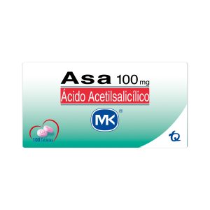 Asa 100 mg 100 Tabletas MK