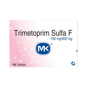 Trimetoprim Sulfa F 160-800 mg 100 Tabletas MK