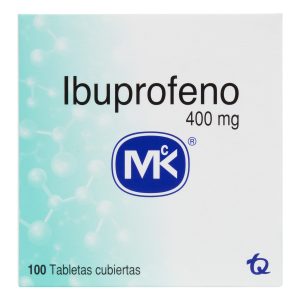 Ibuprofeno 400 mg 100 Tabletas MK