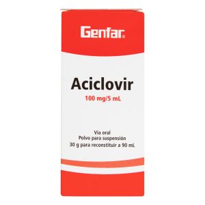 Aciclovir 100 mg Suspensión 90 mL Genfar