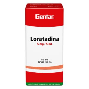 Loratadina Jarabe 100 mL Genfar