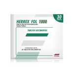 HERREX FOL 1000 mg 30 TABLETAS