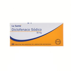 Diclofenaco 50 mg 20 Tabletas