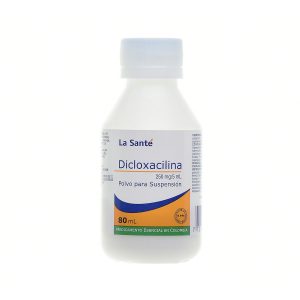 Dicloxacilina 250 mg Suspensión 80 mL La Sante