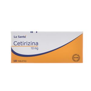 Cetirizina 10 mg 10 Tabletas La Sate
