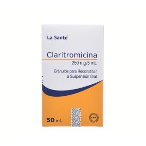 Claritromicina 250 Mg/ 5 mL 50 mL La Sante
