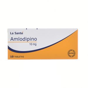 Amlodipino 10 mg 10 Tabletas La Sante