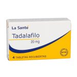 Tadalafilo 20 mg 4 Tabletas La Sante
