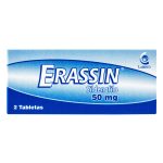 Erassin 50 mg 2 Tabletas