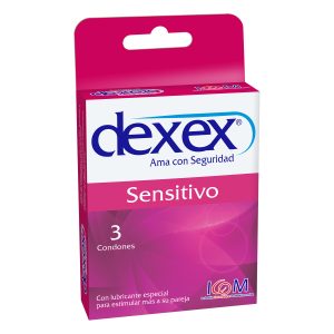 Preservativo Dexex Sensitivo 3 Unidades Icom