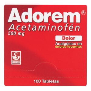 Adorem 500 mg 100 Tabletas