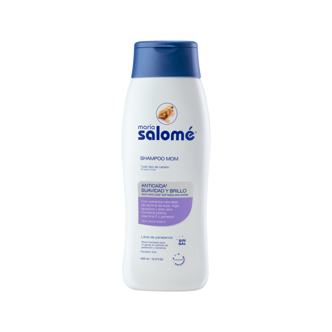 7709891513011-Shampoo-Mom-Maria-Salome-400-ml.png Champú María Salome Mom 400 mL - Imagen 1