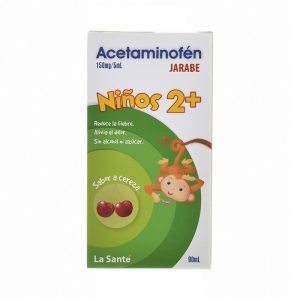 Acetaminofen 150 mg Jarabe 90 mL La Santé