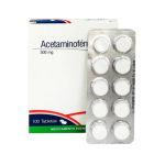 Acetaminofen 500 mg 100 Tabletas Icom