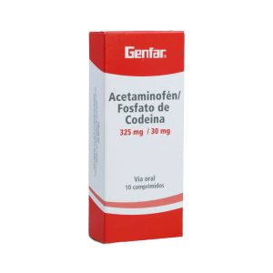 ACETAMINOFENCODEINA325/30mg10TAB
