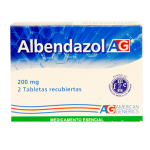 Albendazol 200 mg 2 Tabletas Ag
