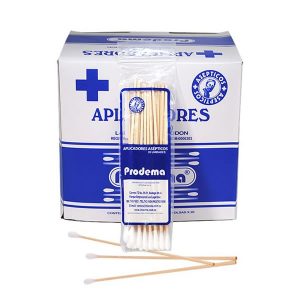 Aplicador Algodón Proderma 20 Unidades Caja Por 50