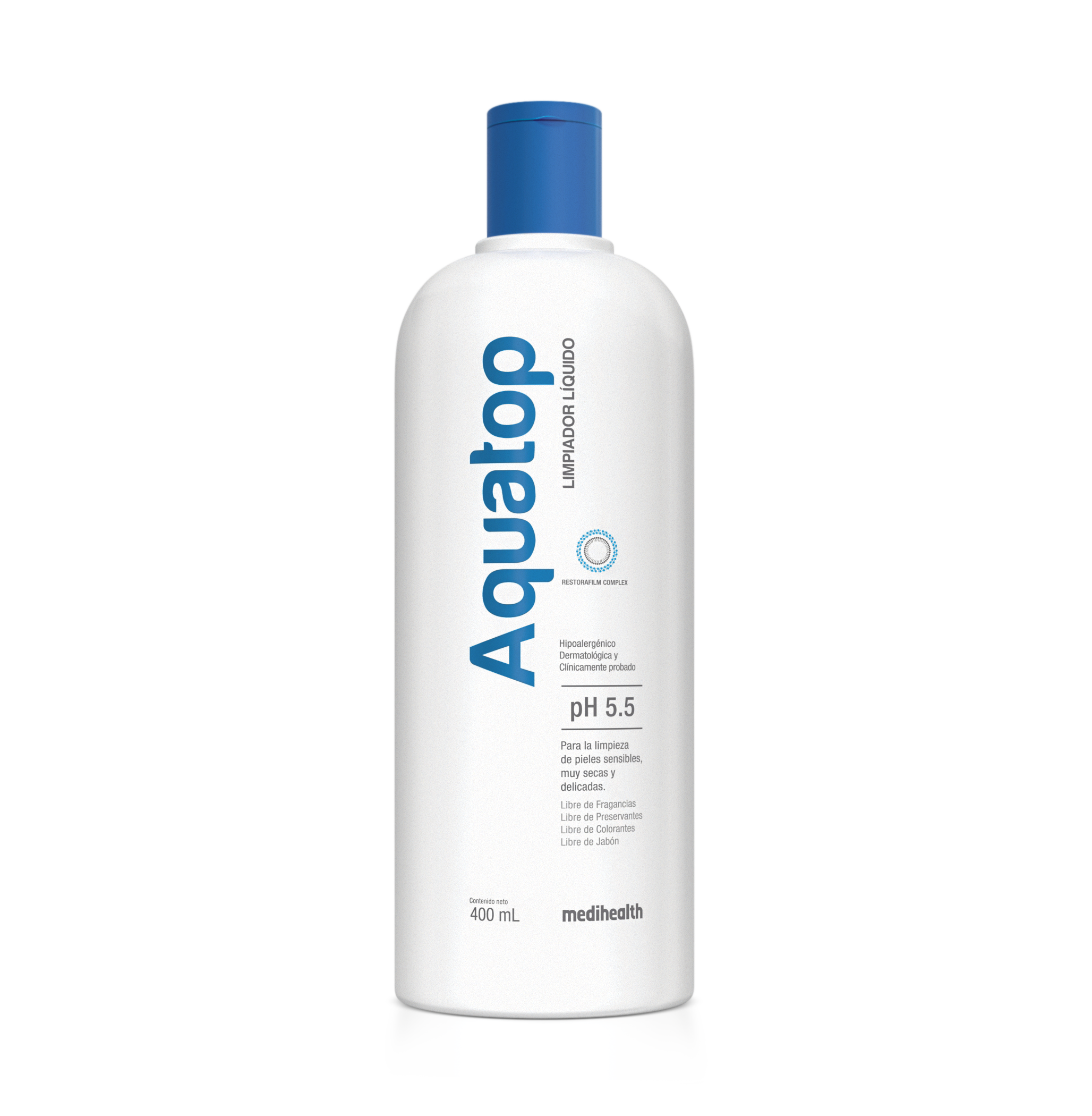 AQUATOP-LIMPIADOR-LIQUIDO-PH5.5-400ML.png Aquatop Limpiador Liquido Ph5.5 400 mL - Imagen 1