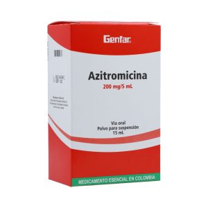 Azitromicina 200 mg Suspensión 15 mL Genfar