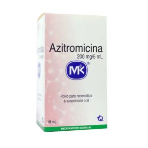 Azitromicina 200 Mg/15 mL Jarabe MK