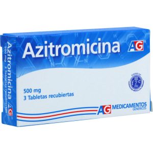 Azitromicina 500 mg 3 Tabletas Ag