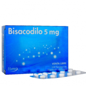 Bisacodilo 5mg 100 Tabletas