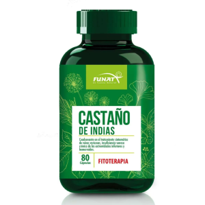 Castaño de Indias 300 mg 80 Cápsulas Funat