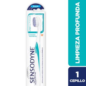 Cepillo Dental Sensodyne Limpieza Profunda Suave