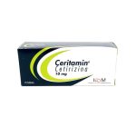 Ceritamin 10 mg 10 Tabletas Icom