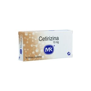 Cetirizina 10 mg 10 Tabletas MK