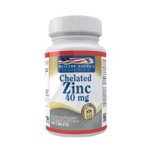 Chelated Zinc 40 Mg 100 Cápsulas Healthy