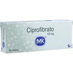 Ciprofibrato 100 mg 10 Tabletas MK