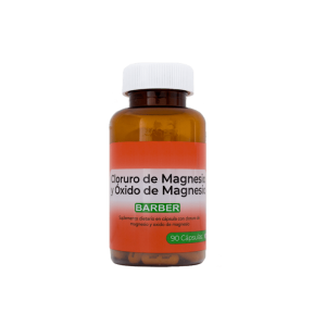 Cloruro de Magnesio y Óxido de Magnesio 90 Cápsulas Barber