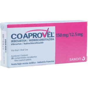 Coaprovel 150/12.5 mg 28 Tabletas