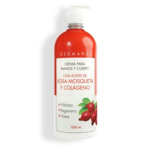 Crema Dermanat Aceite de Rosa Mosqueta y Colágeno 1000 mL