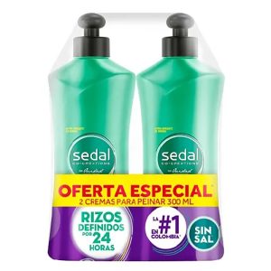 Crema Sedal Rizos Definidos X 2 de 300 g
